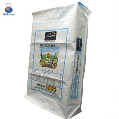 White PP Woven Block Bottom Valve Cement Bag