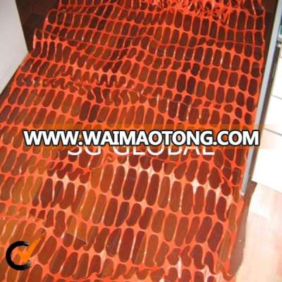 HDPE orange plastic safety fence barrier mesh waterproof