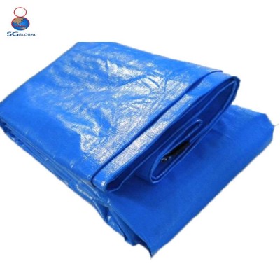 Grs Ce Certified Manufacturer Pp Pe Clear Plastic Tarpaulin Sheets New Raw Material Blue Tarps Heavy Duty Waterproof