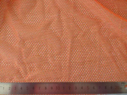 Orange Color 50GSM Mesh Net Fabric